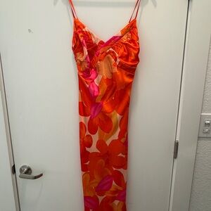Showpo Vibrant Floral Slip Dress